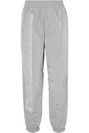 T by Alexander Wang | Pantalon de survêtement en tissu technique à rayures | NET-A-PORTER.COM