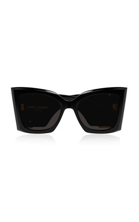 Blaze Cat-Eye Acetate Sunglasses By Saint Laurent | Moda Operandi