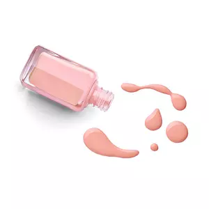 pink spilled nail polish