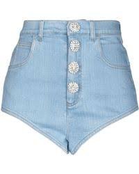 alessandra rich cotton denim shorts - Google Search