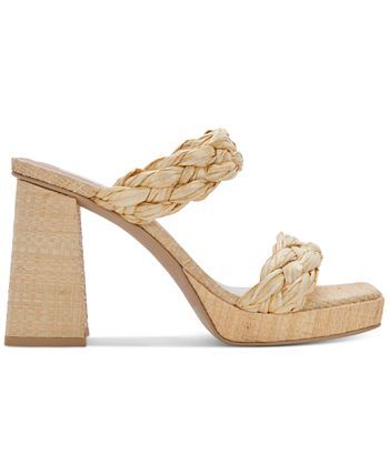 Dolce Vita Women's Ashby Braided Two-Band Platform Sandals & Reviews - Sandals - Shoes - Macy's