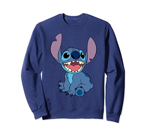 Amazon.com: Disney Lilo and Stitch Sitting Sweatshirt: Clothing