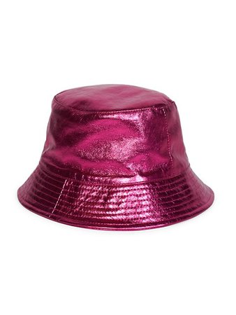Isabel Marant Haley Metallic Leather Hat | SaksFifthAvenue