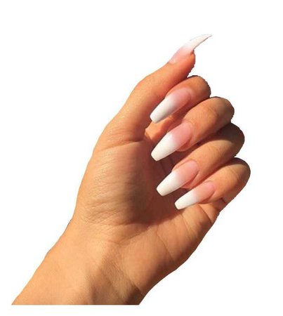 clear nails png