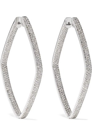 Ofira | Boucles d'oreilles en or blanc 18 carats Rhombus | NET-A-PORTER.COM