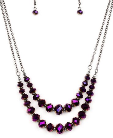 purple necklace