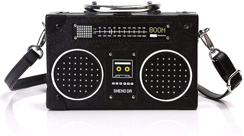 boombox radio purse