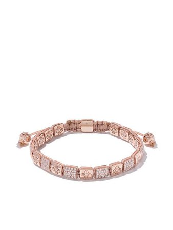 Shamballa Jewels 18kt rose gold and diamond Flip-Lock bracelet