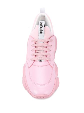 Moschino leather Teddy sneakers