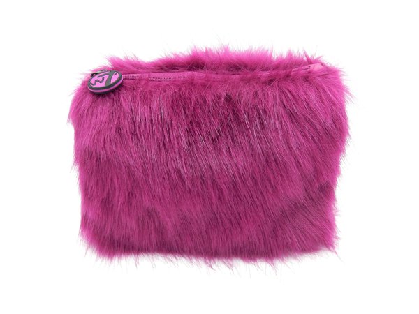 Magenta Furry Bag