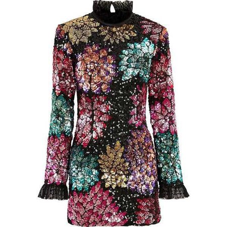 Millie Mackintosh Ossington Sequin Dahlia Dress ($465)