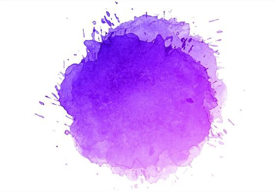 Bright Purple Watercolor Wash