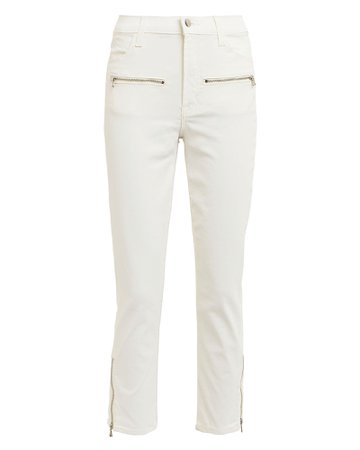 Moto Ruby High-Rise Cropped Cigarette Jeans