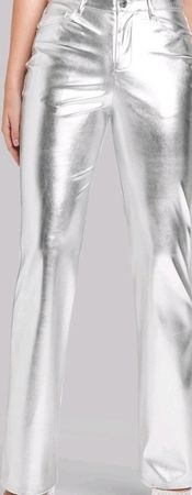 Target Metallic Silver Pants
