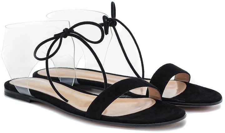 Estelle PVC and suede sandals
