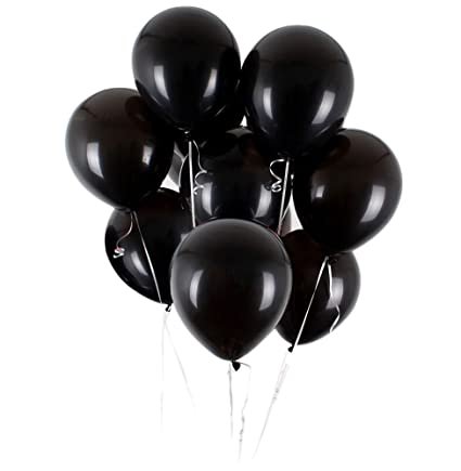 Amazon.com: UTOPP 50 pcs Black Balloons 12 Inches Ultra Thickness Latex Balloon Pearlized for theme Thanksgiving Christmas Wedding decorations: Toys & Games
