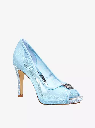 Disney Cinderella Lace Slipper Heels - Hot Topic