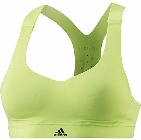 Adidas Stronger For It Chill Sports Bra Light Green Womens Ladies UK Size 34B | eBay