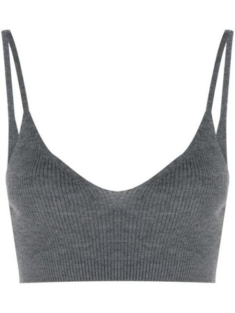Cashmere In Love ribbed-knit cropped top ALESSI - Farfetch