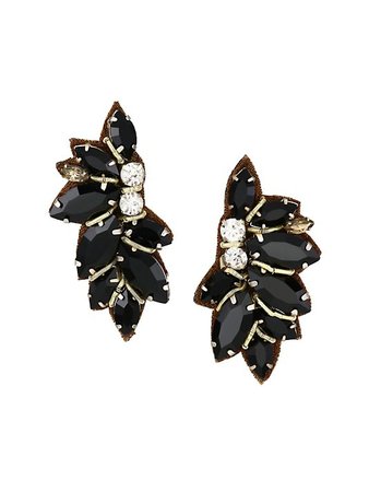 Ranjana Khan Crystals & Glass Bead Drop Earrings | SaksFifthAvenue