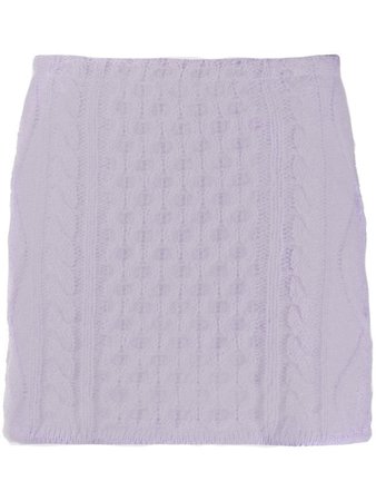 knit purple / lilac skirt