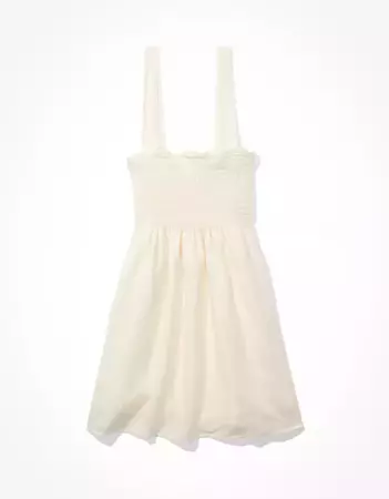 AE Smocked Cross-Back Mini Dress