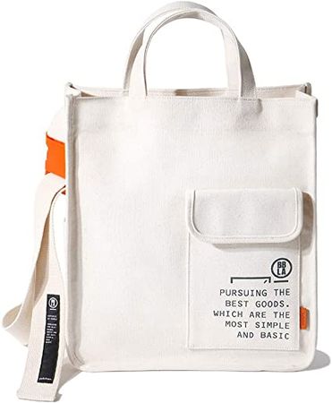 Amazon.com: Bubilian Unisex 2in1 Eco Bag/Cross Bag/Tote Bag/2 Color/Made in Korea/Daily Bag (Ivory) : Clothing, Shoes & Jewelry