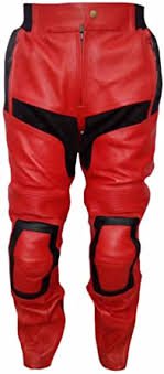men's red leather pants - Google Search