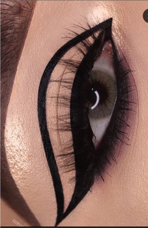 Black Liner Eye Makeup