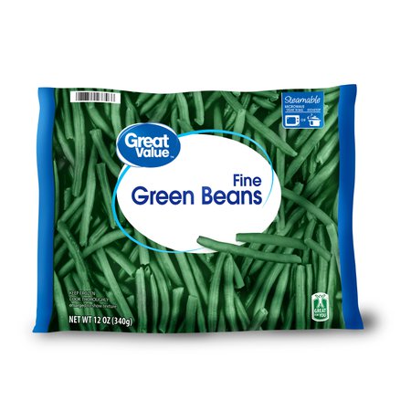 Walmart Grocery - Great Value Fine Green Beans, 12 oz