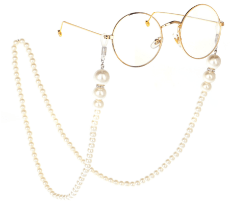New pearl glasses chain necklace sunglasses presbyopia prevent falling glasses chain, арт. 62113083012/1, цена 3 $, фото и отзывы