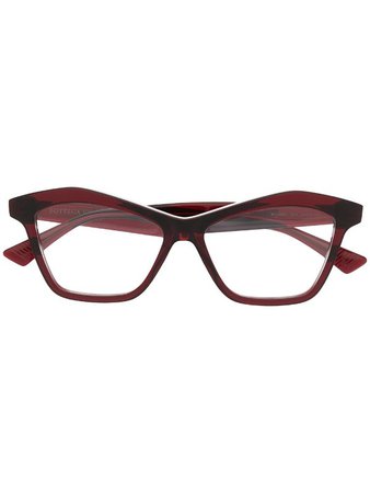 Bottega Veneta Eyewear angular cat-eye frames - FARFETCH