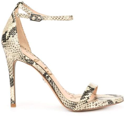 Ariella snakeskin pattern sandals