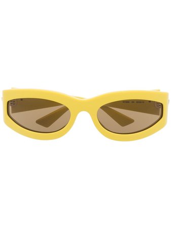 Bottega Veneta Eyewear oval-frame Tinted Sunglasses - Farfetch