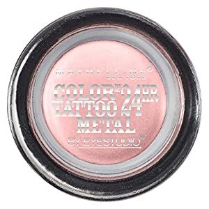 Amazon.com : Maybelline New York Eyestudio ColorTattoo Metal 24HR Cream Gel Eyeshadow, Inked in Pink, 0.14 Ounce (1 Count) : Eye Shadows : Beauty & Personal Care