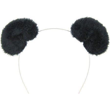 Panda Bear Ears Hair Clips Costume Accessory Fluffy Plush Bear Ears