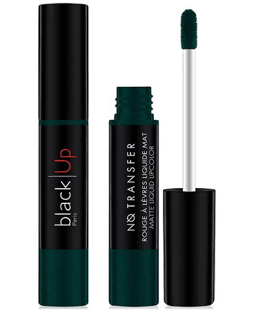 Dark green lipstick