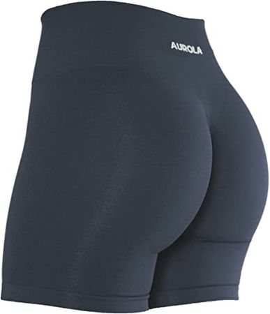 AUROLA Intensify Workout Shorts for Women Seamless Scrunch Short Gym Yoga Running Sport Active Exercise Fitness Shorts