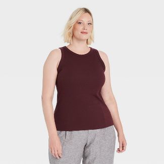 Women's Ribbed Tank Top - A New Day™ : Target