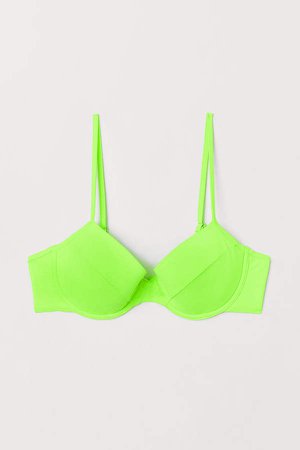 Padded Bikini Top - Green