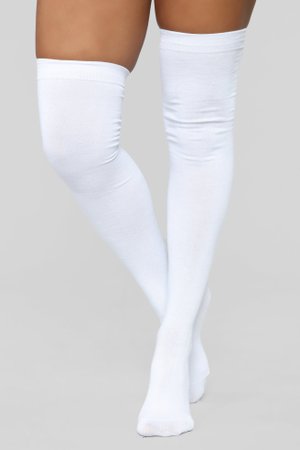 knee high socks white - Google Search