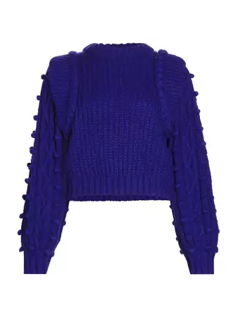 Shop Farm Rio Textured Braided Sweater | Saks Fifth Avenue