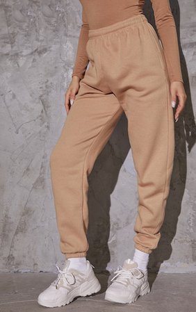 Taupe Sweat Pant Joggers | Trousers | PrettyLittleThing USA