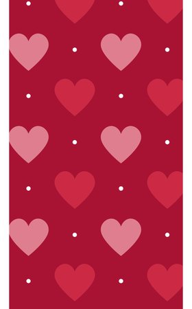 red/pink heart background