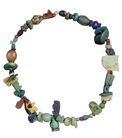 Beaded necklace, 1550BC-332BC, Egypt.