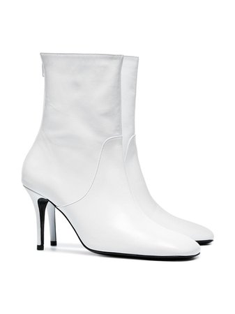 Dorateymur White Town & Country 90 Leather Boots