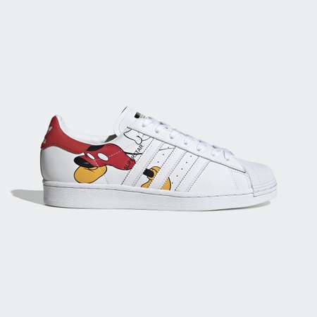 adidas Disney Mickey Mouse Superstar Shoes - White | adidas US