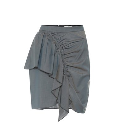 Nely cotton-blend miniskirt