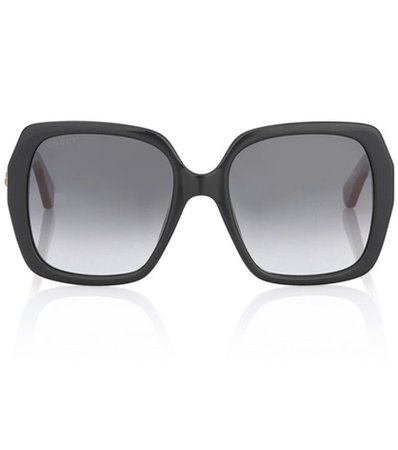 Oversized square-frame sunglasses