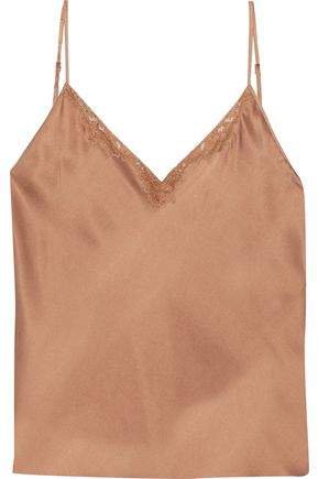 Sven Lace-trimmed Silk-satin Camisole